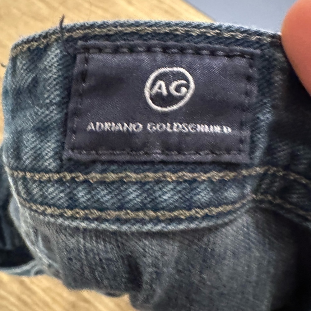AG Adriano Goldschmied Blue Straight Jeans 30x34 - Picture 6 of 9
